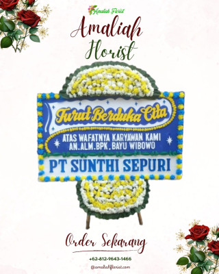 Papan Bunga Duka di Afa Afa