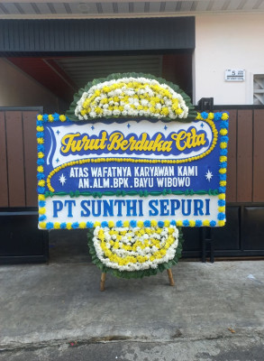Papan Bunga Duka di Afa Afa